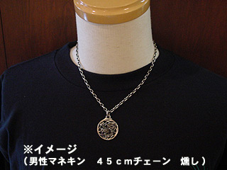 シルバーオーバルロールチェーン